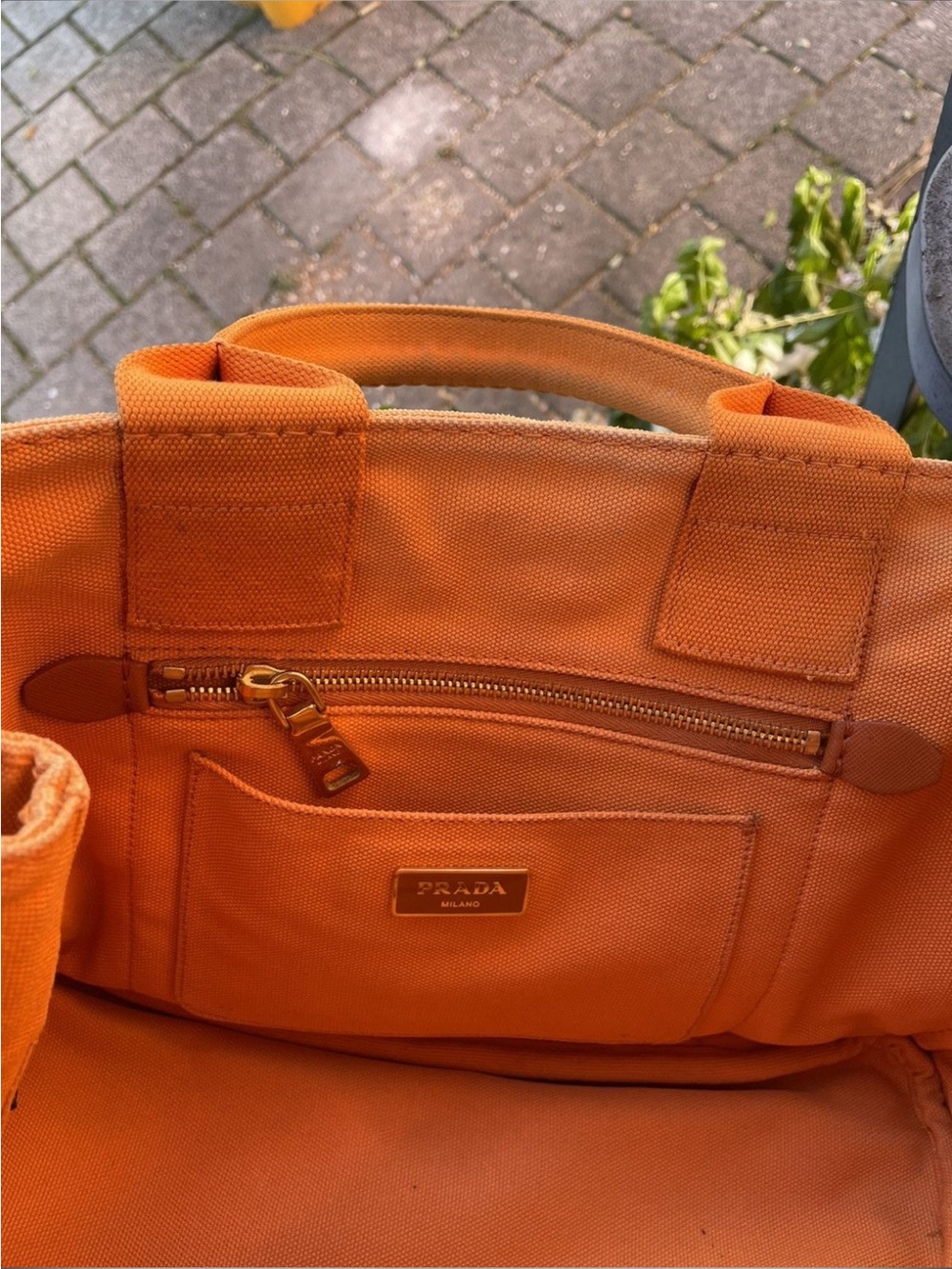 Prada Canapa Canvas Tote - Picture 7 of 10